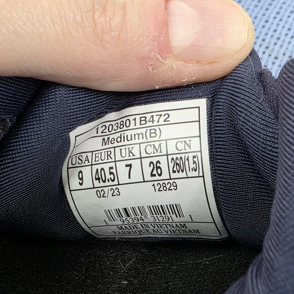 Brooks Ghost 15 Womens 9 Shoes Blue Running Walking Sneaker Gym 1203801B472 - Picture 8 of 8